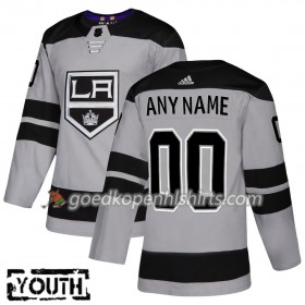 Los Angeles Kings Custom Adidas 2018-2019 Alternate Authentic Shirt - Kinderen